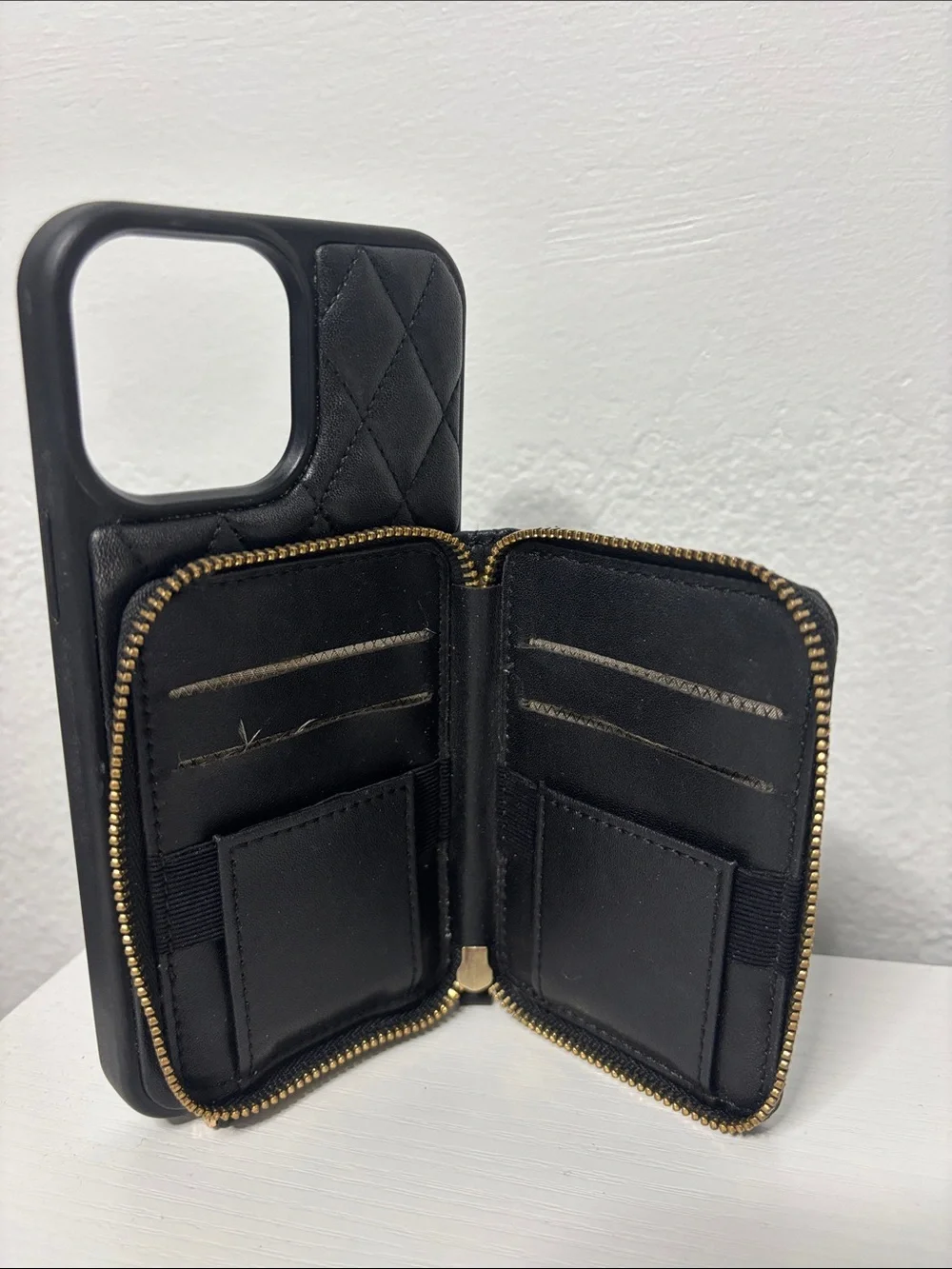 Bocasal Crossbody Wallet Case Card Holder for iPhone 12,13,14 Pro Max Black